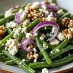 Fresh Green Bean Salad with Feta Cheese - A Blissful Crunch!
