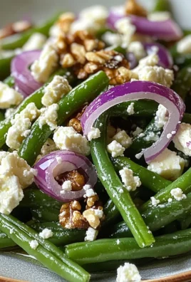 Fresh Green Bean Salad with Feta Cheese - A Blissful Crunch!