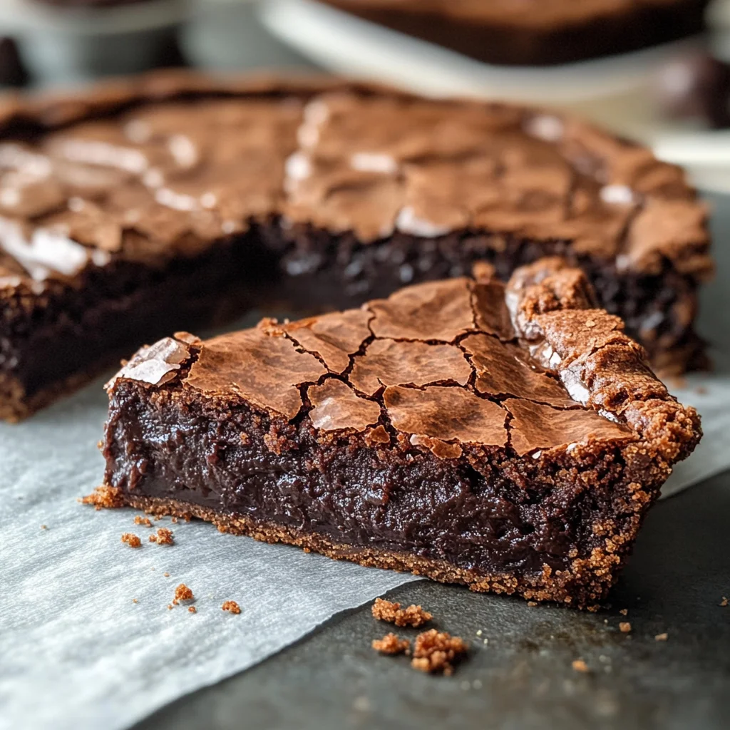 Gooey Brownie Pie