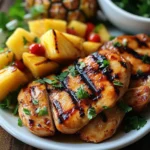 Grilled Chicken and Pineapple