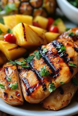 Grilled Chicken and Pineapple