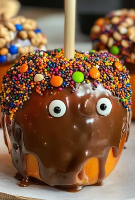 Halloween Caramel Apples