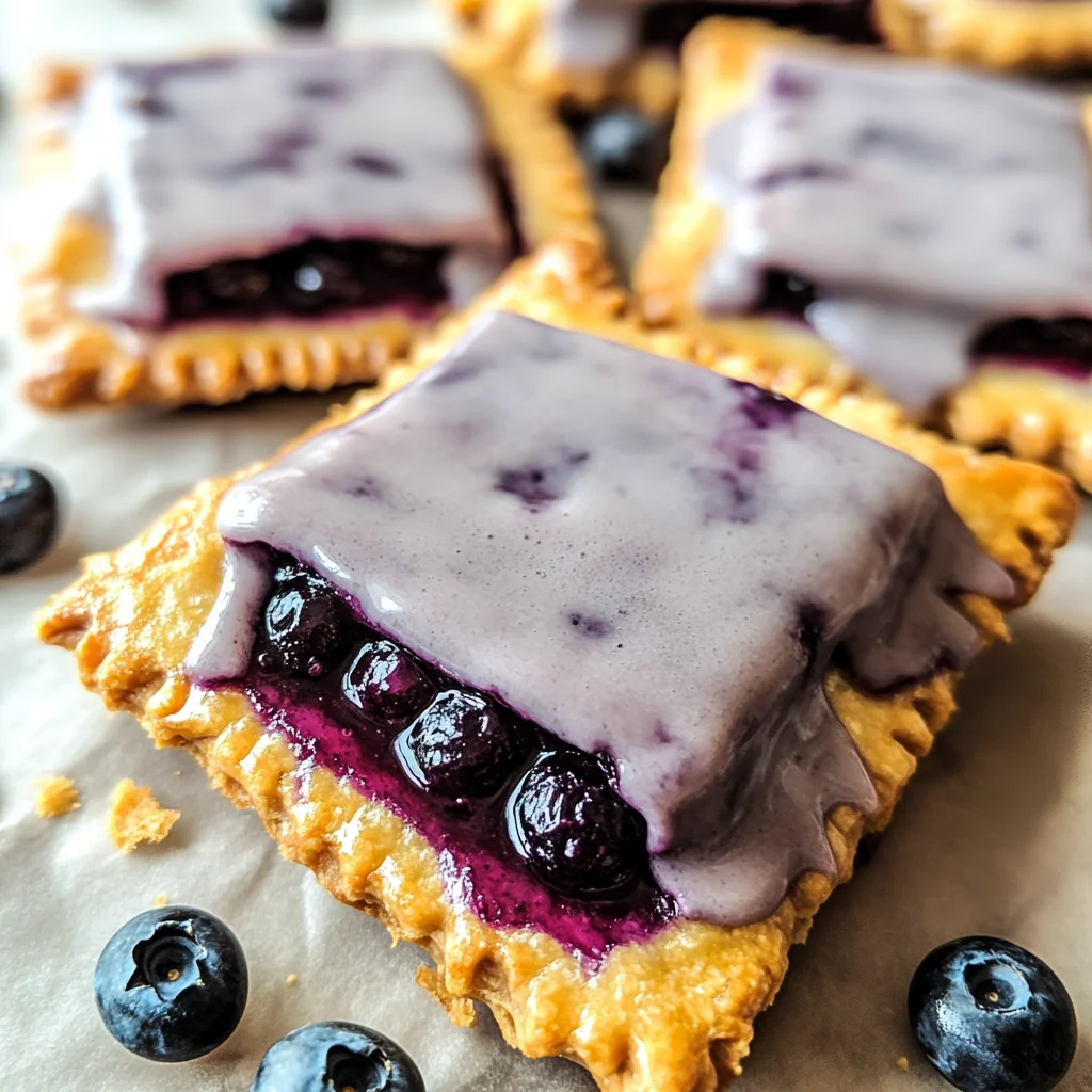 Homemade Blueberry Pop Tarts