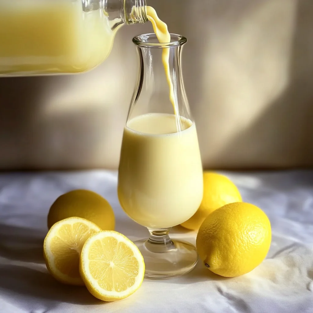 Homemade Crema di Limoncello