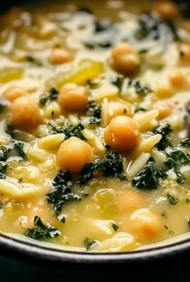 Homemade Greek Lemon Chickpea Soup