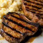 Honey Mustard Grilled beef Chops