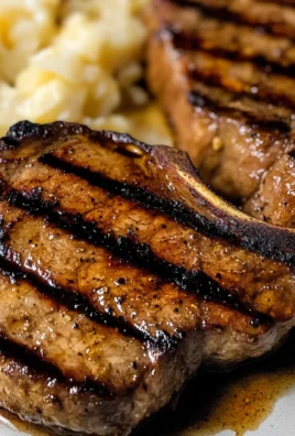 Honey Mustard Grilled beef Chops