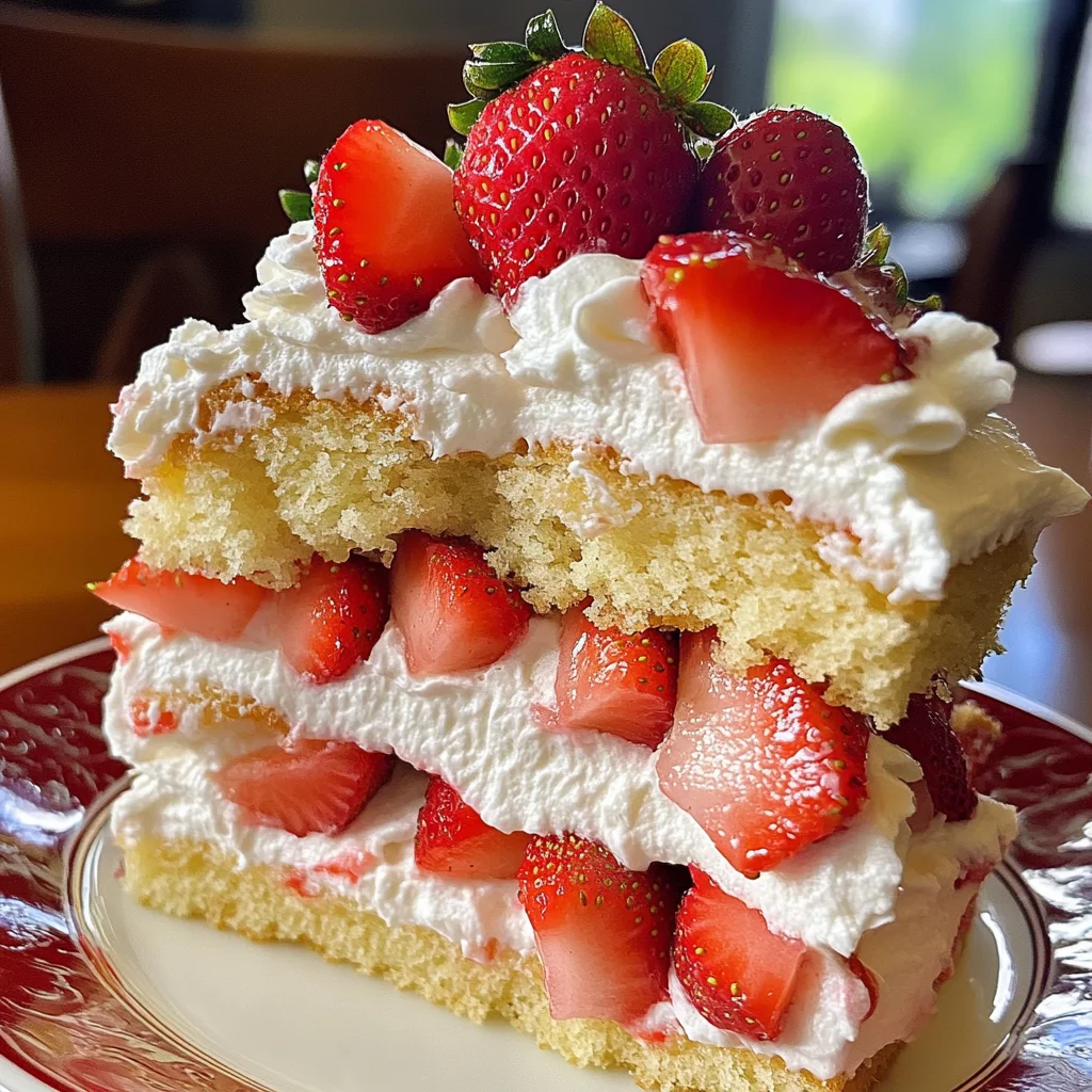 Irresistible Strawberry Shortcake Cake Recipe