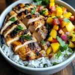 Jerk Chicken Bowls with Mango Salsa and Coconut Rice: An Incredible Ultimate Recipe