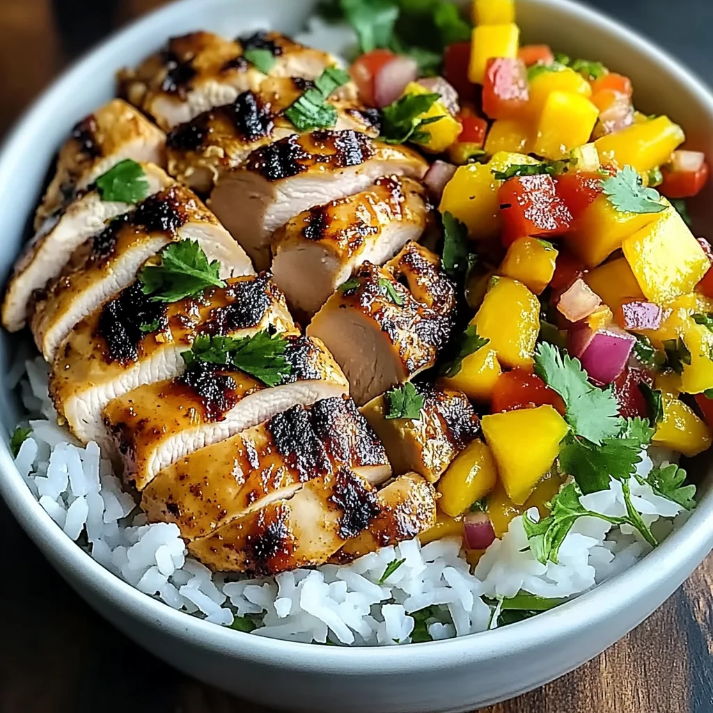 Jerk Chicken Bowls with Mango Salsa and Coconut Rice: An Incredible Ultimate Recipe