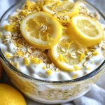 Lemon Cheesecake Overnight Oats