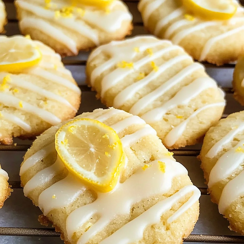 Lemon Shortbread Cookies