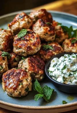 Mediterranean Chicken Meatballs Recipe