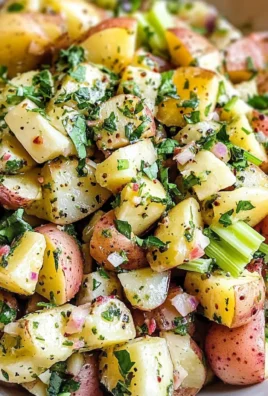 Oil and Vinegar Potato Salad with Herbs (No-Mayo!)