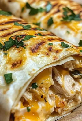 Ooey-Gooey Cheesy Garlic Chicken Wraps You’ll Love!