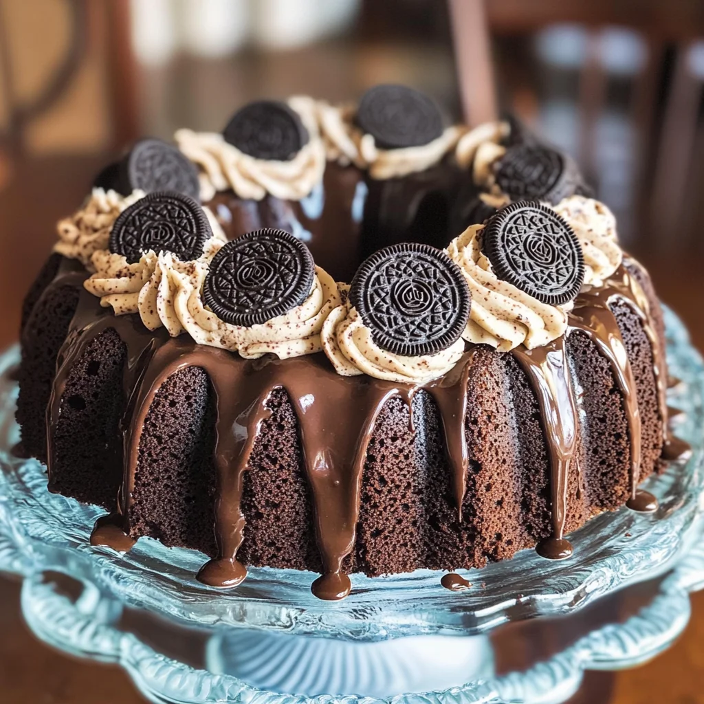 Oreo Bundt Cake