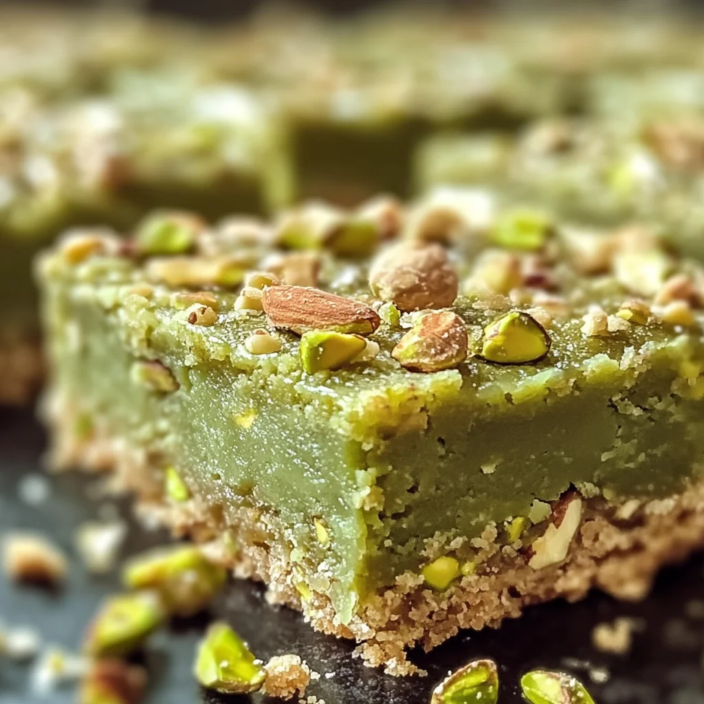 Pistachio Dream Cookie Bars: A Chewy Delight You’ll Love