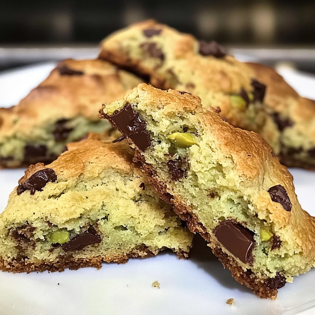 Pistachio Pudding Mix Scones