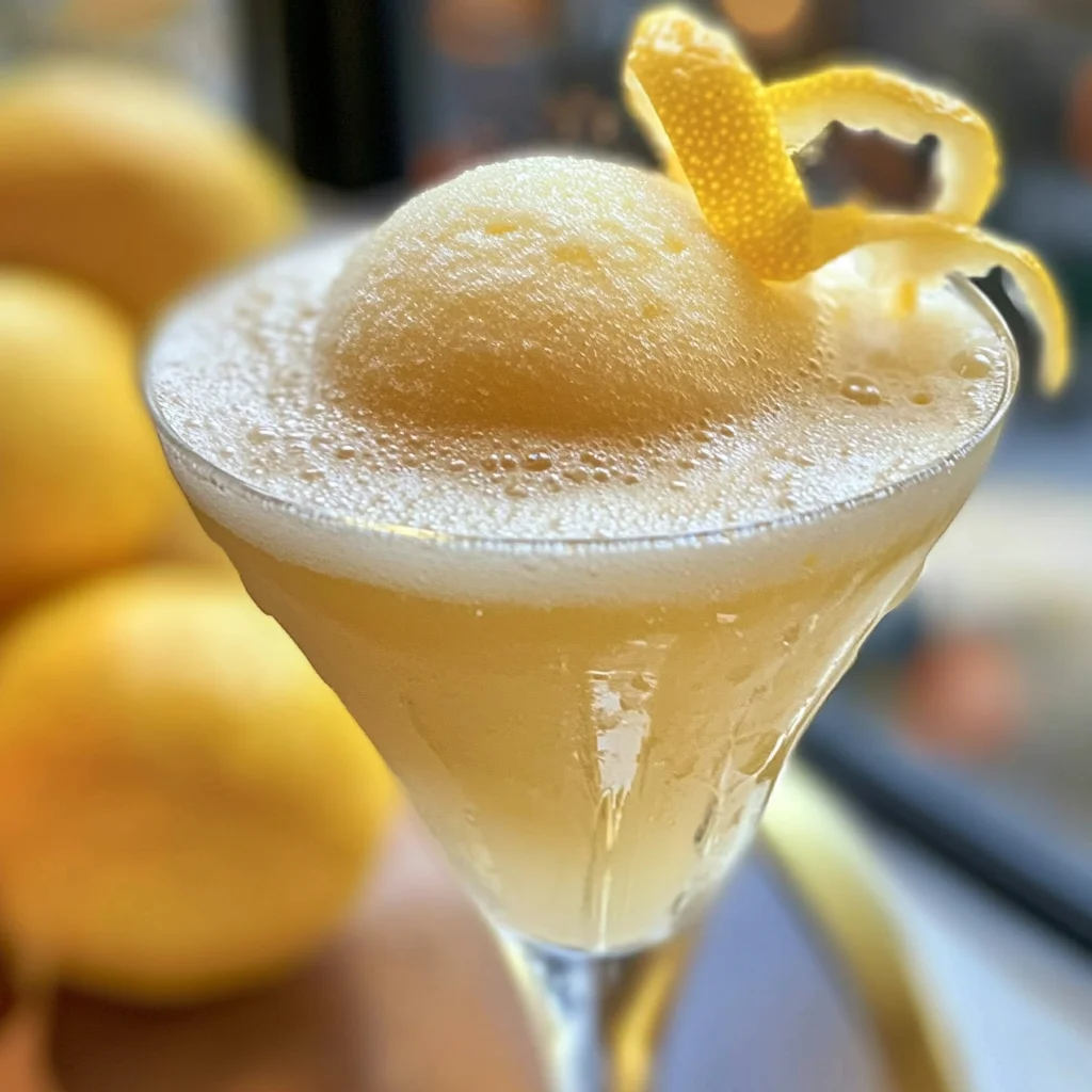 Sgroppino, a Refreshing Italian Lemon Cocktail or Dessert