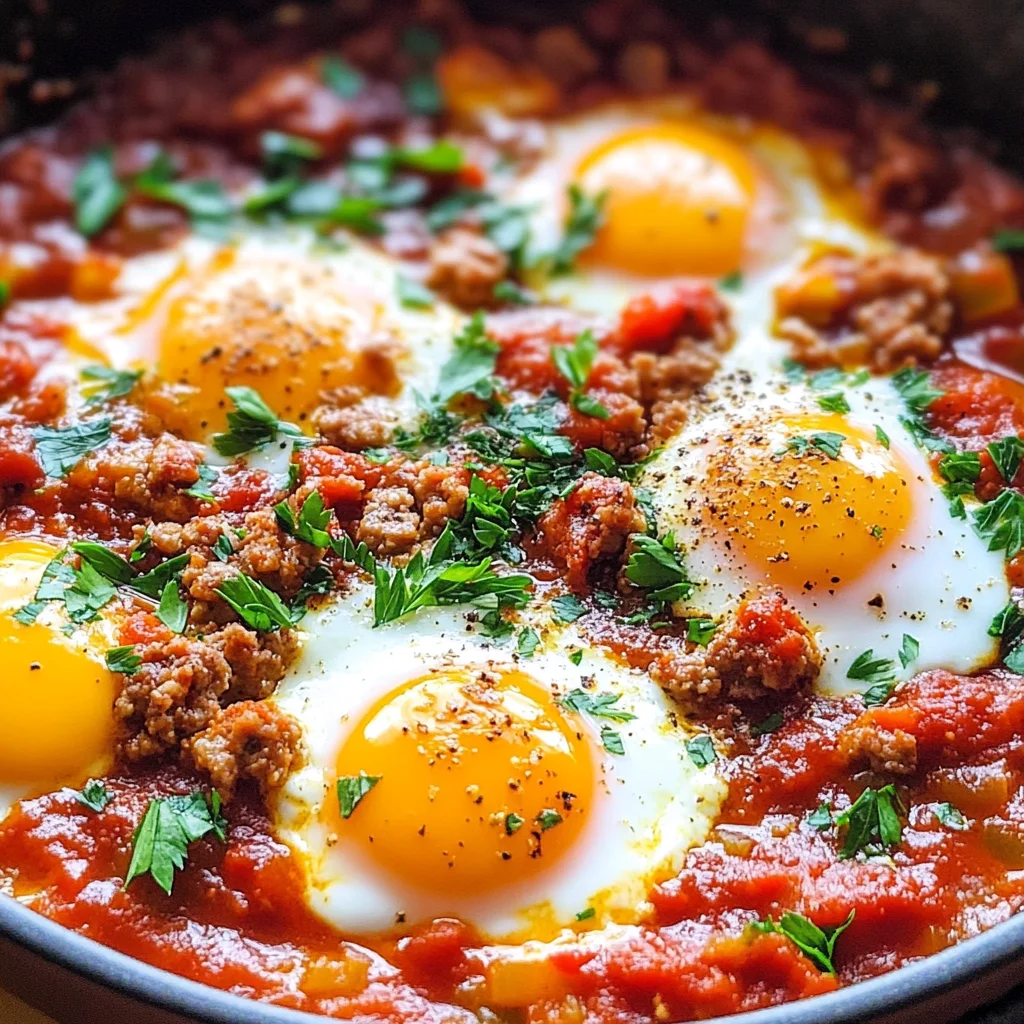 Shakshuka with Italian Sausage