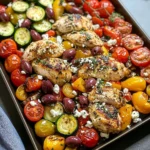 Sheet Pan Greek Chicken and Veggies (Easy One-Pan Meal)