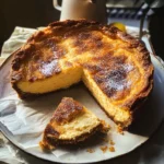 Simple Lemon Sugar Burnt Basque Cheesecake