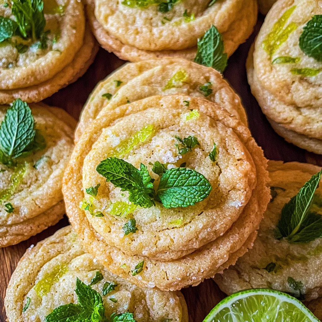 Soft and Chewy Mojito Cookies