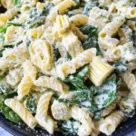 Spinach Artichoke Pasta Salad