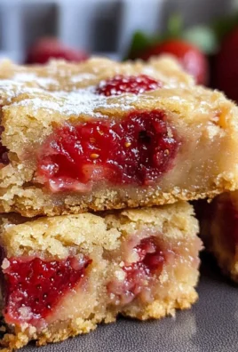 Strawberry Blondies {one bowl}