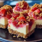 Strawberry Crunch Cheesecake Bites