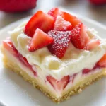 Strawberry Custard Bars