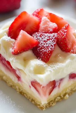 Strawberry Custard Bars