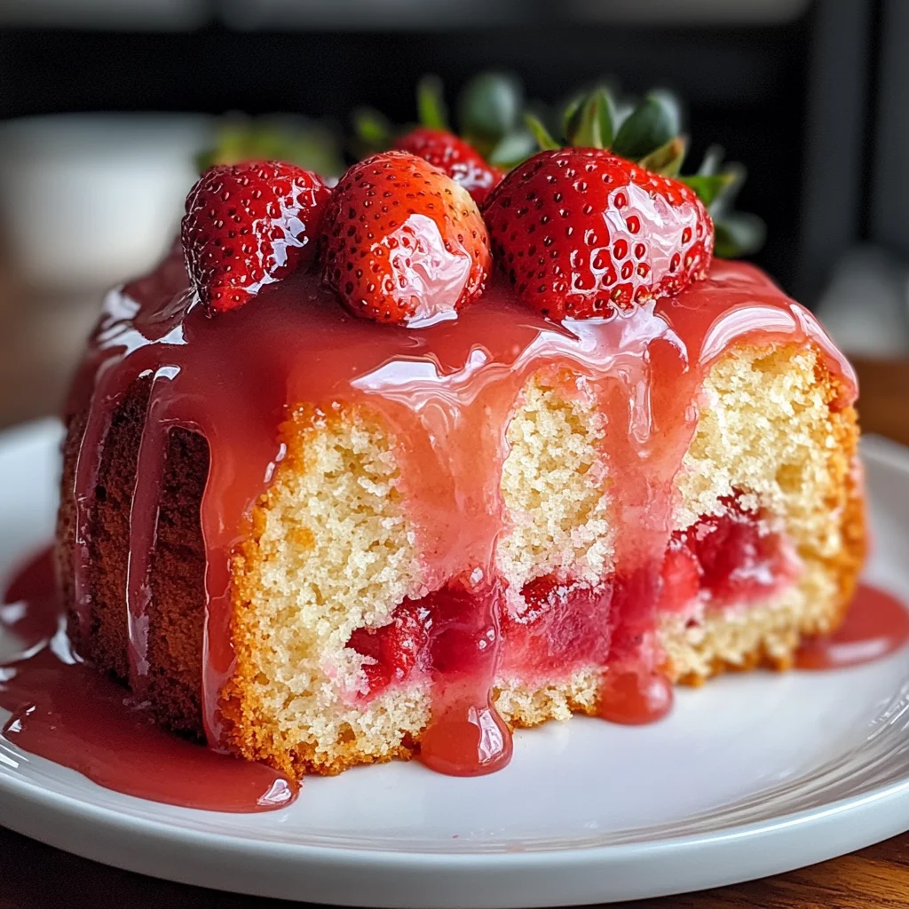 Strawberry Pound Cake Recipe