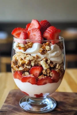 Strawberry Pretzel Parfait