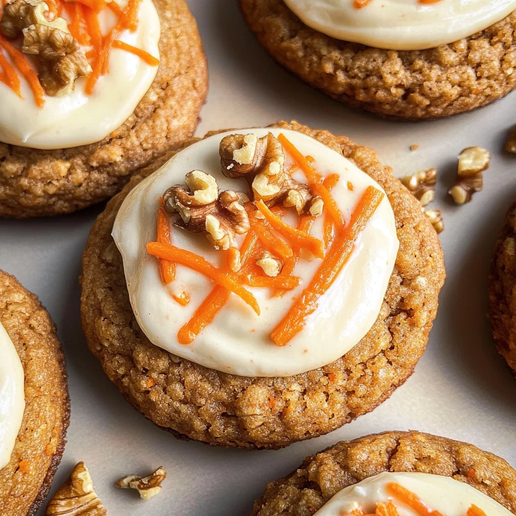 Vegan Carrot Cake Cookies