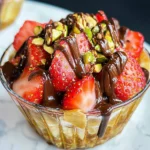 Viral Dubai Chocolate Strawberry Cup