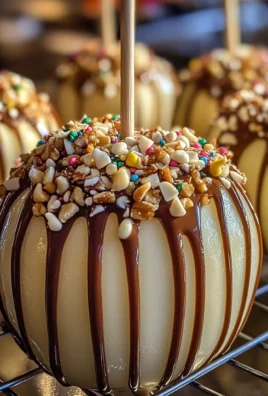 White Chocolate Candy Apples