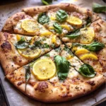3 Cheese Lemon Basil Pizza