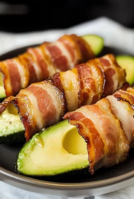 Air Fryer Avocado Turkey Baconn Wrap