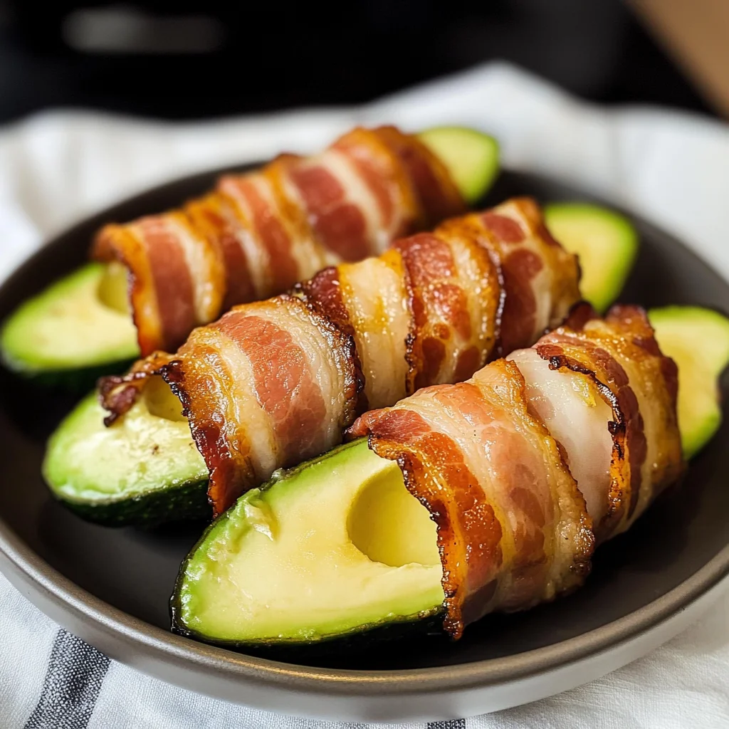 Air Fryer Avocado Turkey Baconn Wrap