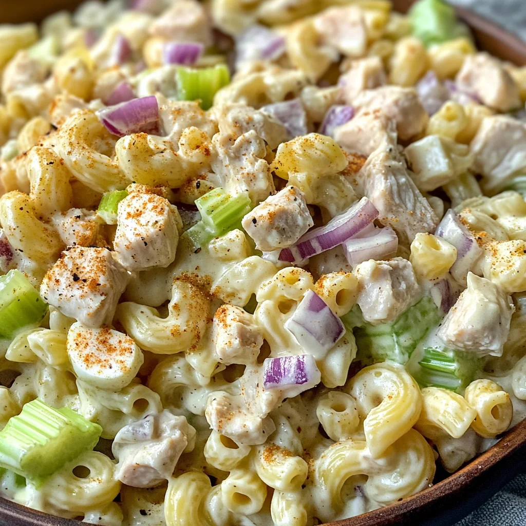 Chicken Macaroni Pasta Salad