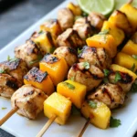 Chili-lime Mango Chicken Skewers
