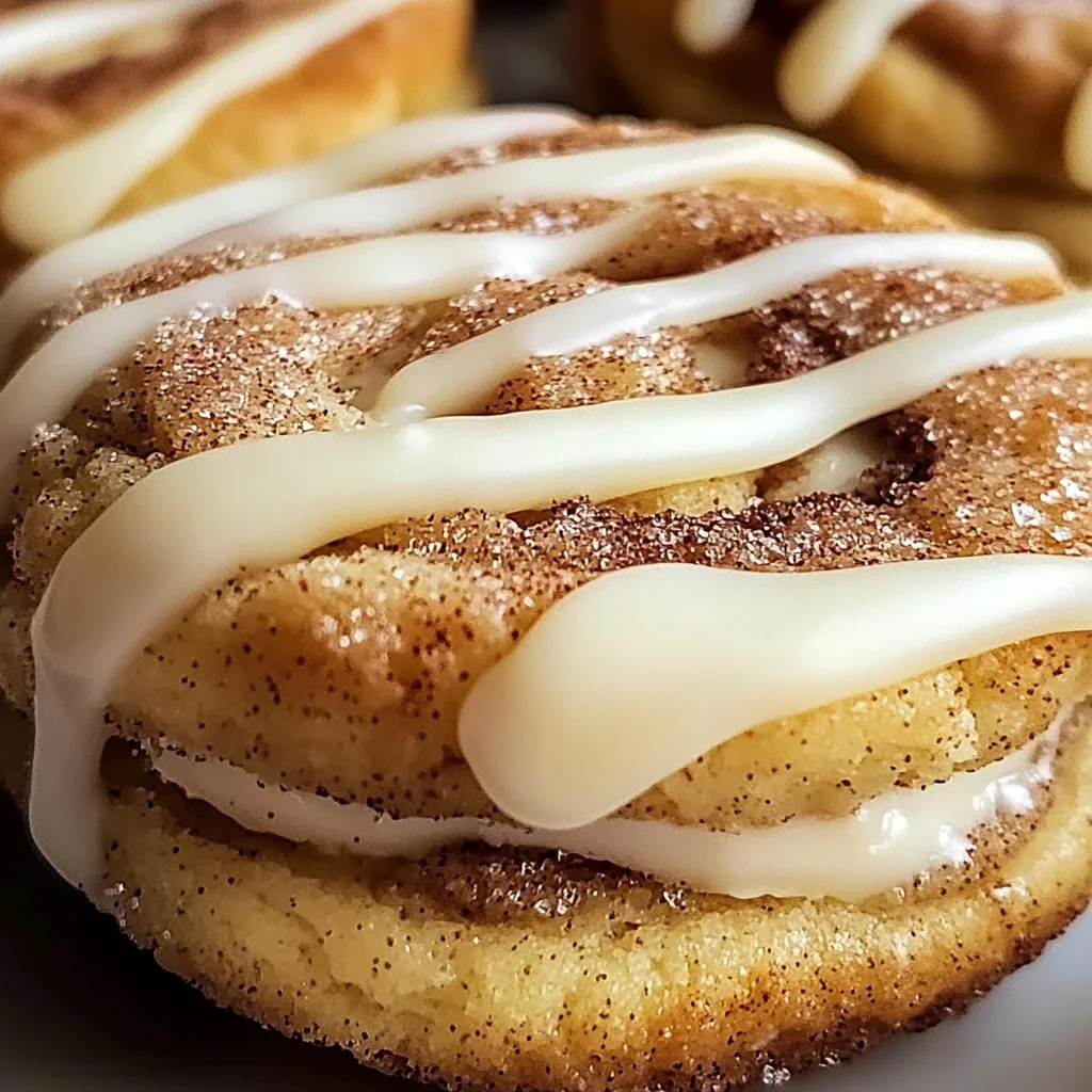 Cinnamon Roll Cheesecake Cookies