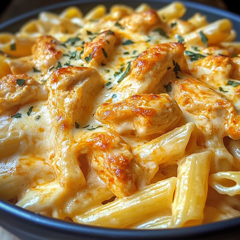 Creamy Buffalo Chicken Pasta