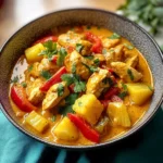 Creamy Chicken Pineapple Curry - thegirlskitchen