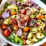 Cubano Tortellini Salad with Mojo Dressing