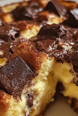 Decadent Chocolate Cream Cheese Bread Pudding