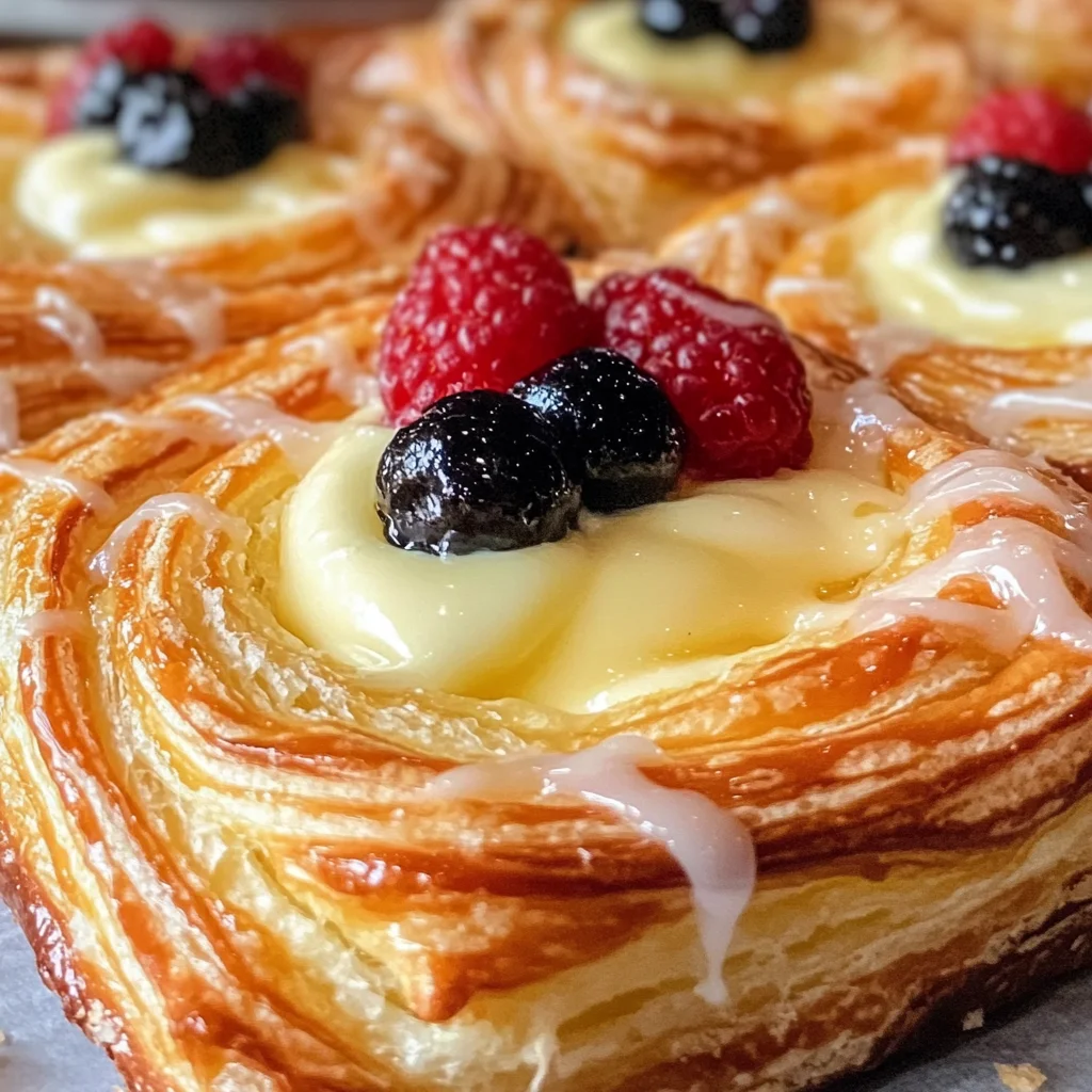 Deliciously Flaky Cheese Danish