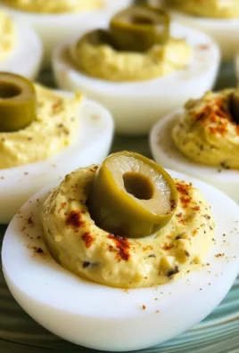Deviled Eggs with Green Olives