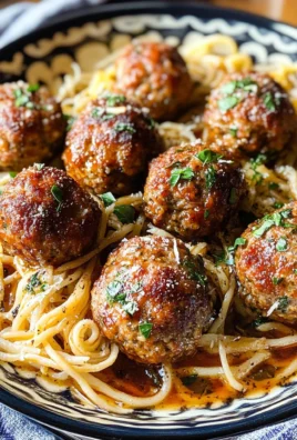 Easy Baked Italian Meatballs Without Sauce